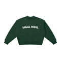 Adult Winning Green + White | Solo Champ Logo | Boxy Crewneck