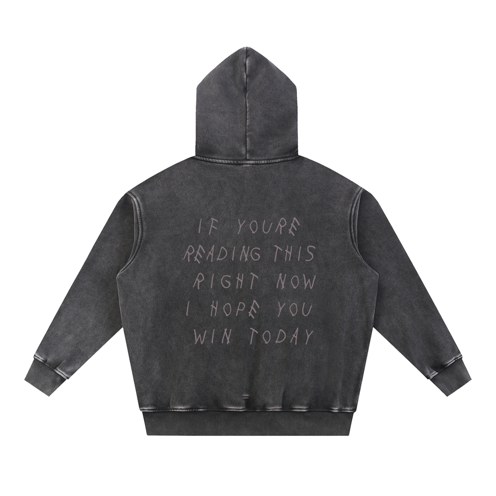 Vintage Washed Fleece Oversize Hoodie | Fall26