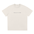 Washed Apricot + Deep Ocean Blue | Tee