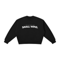 Adult Black + White | Solo Champ Logo | Boxy Crewneck