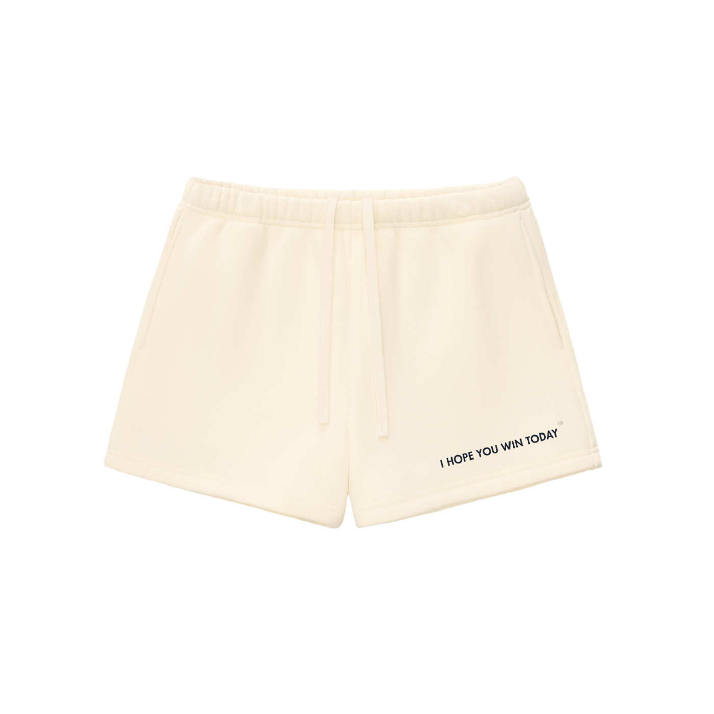Women's Cream Apricot + Deep Ocean Blue | Lounge Shorts